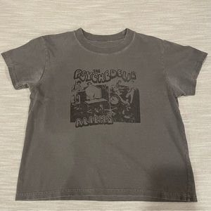 Psychedelic aliens band tee